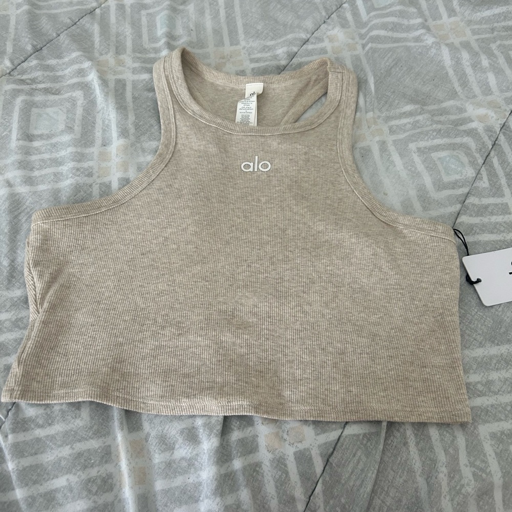 ALO Yoga Women's Beige Tank Top